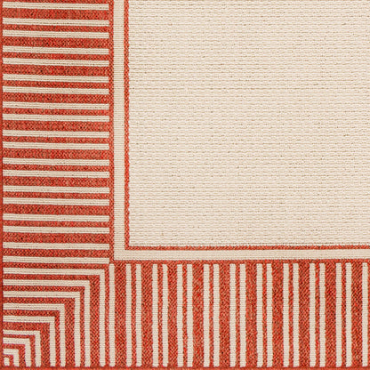 Alfresco ALF-9683 7ft Square Machine Woven Indoor/Outdoor Area Rug