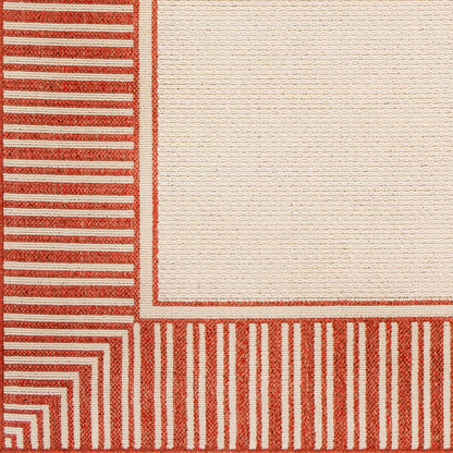 Alfresco ALF-9683 9ft Round Machine Woven Indoor/Outdoor Area Rug