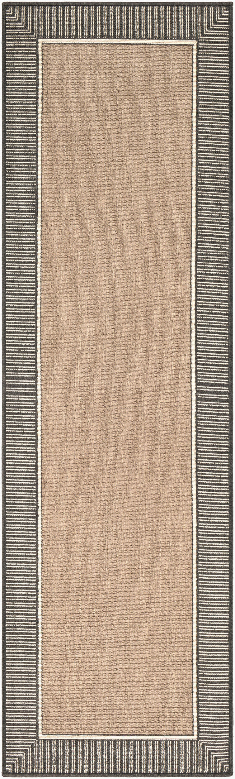 Alfresco ALF-9684 8ft Runner Machine Woven Indoor/Outdoor Runner Rug