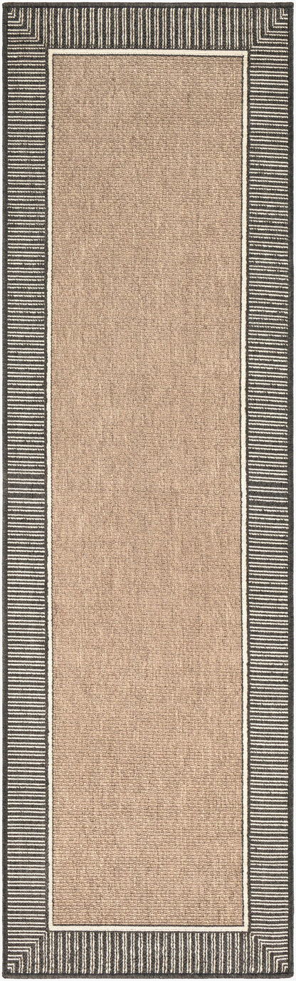 Alfresco ALF-9684 8ft Runner Machine Woven Indoor/Outdoor Runner Rug