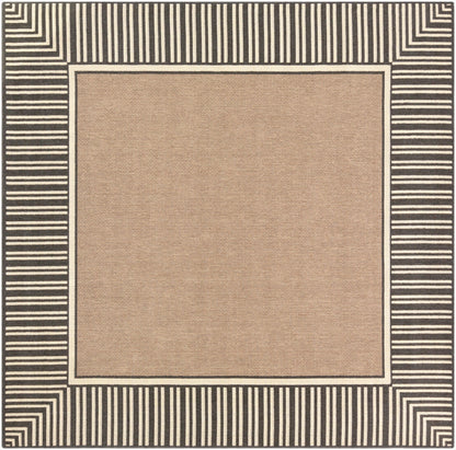 Alfresco ALF-9684 9ft Square Machine Woven Indoor/Outdoor Area Rug