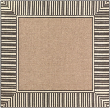 Alfresco ALF-9684 7ft Square Machine Woven Indoor/Outdoor Area Rug