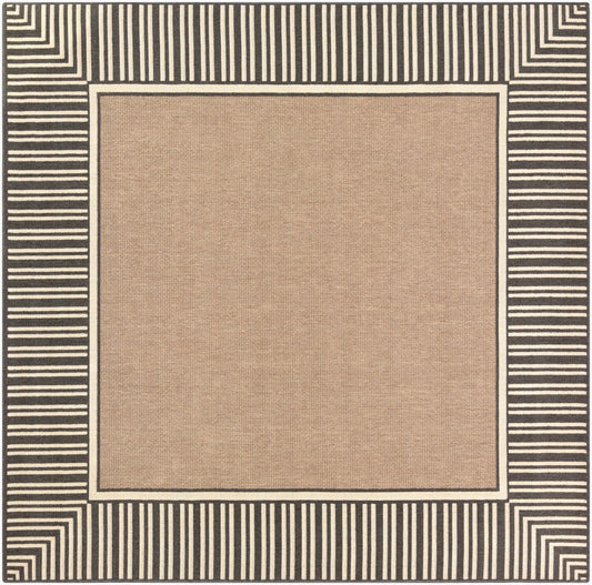 Alfresco ALF-9684 7ft Square Machine Woven Indoor/Outdoor Area Rug