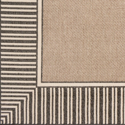 Alfresco ALF-9684 9ft Square Machine Woven Indoor/Outdoor Area Rug