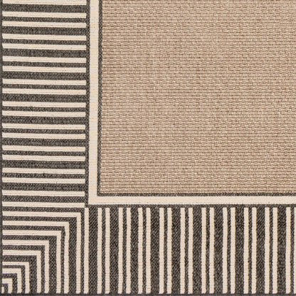 Alfresco ALF-9684 7ft Square Machine Woven Indoor/Outdoor Area Rug