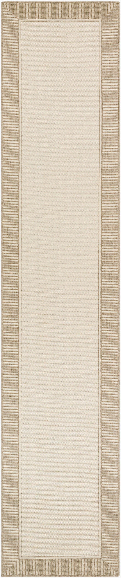 Alfresco ALF-9685 12ft Runner Machine Woven Indoor/Outdoor Runner Rug