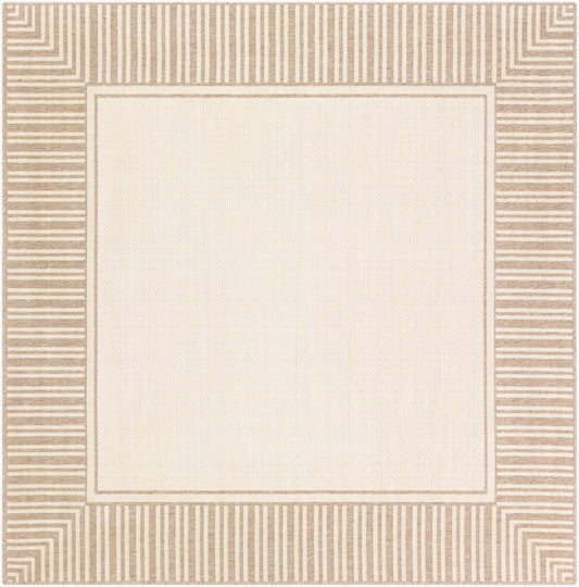 Alfresco ALF-9685 7ft Square Machine Woven Indoor/Outdoor Area Rug
