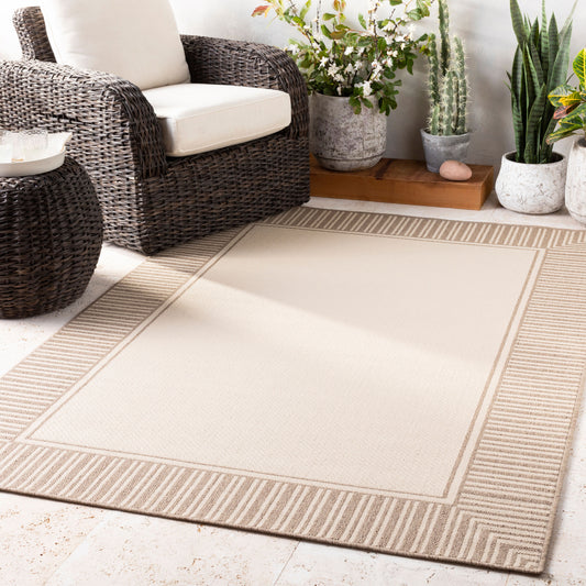 Alfresco ALF-9685 8ft Runner Machine Woven Indoor/Outdoor Runner Rug