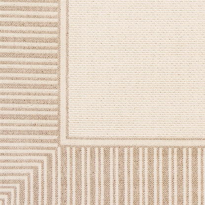 Alfresco ALF-9685 7ft Round Machine Woven Indoor/Outdoor Area Rug