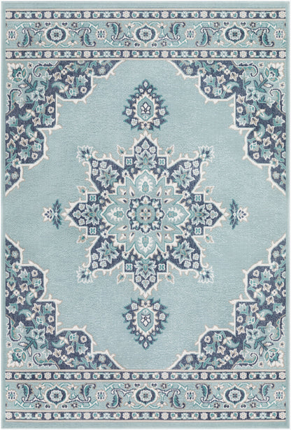 Alfresco ALF-9687 3' x 5' Machine Woven Indoor/Outdoor Accent Rug