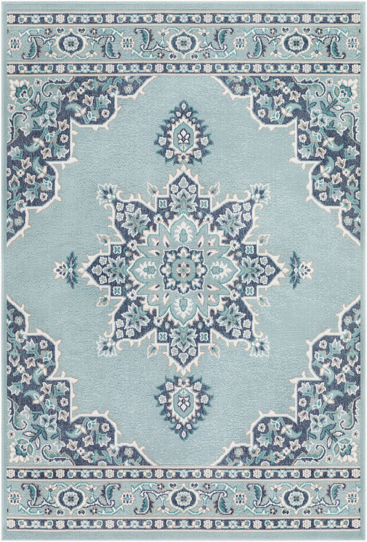 Alfresco ALF-9687 3' x 5' Machine Woven Indoor/Outdoor Accent Rug
