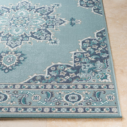 Alfresco ALF-9687 5' x 7' Machine Woven Indoor/Outdoor Area Rug