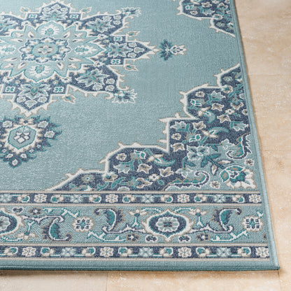 Alfresco ALF-9687 7ft Square Machine Woven Indoor/Outdoor Area Rug