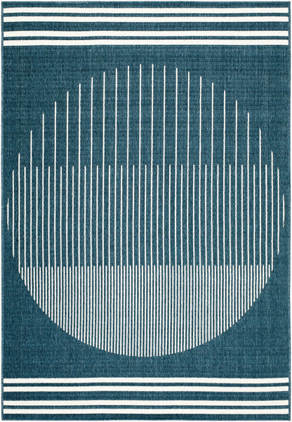 Alfresco ALF-9689 5' x 7' Machine Woven Indoor/Outdoor Area Rug