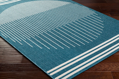 Alfresco ALF-9689 7ft Square Machine Woven Indoor/Outdoor Area Rug