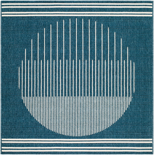 Alfresco ALF-9689 9ft Square Machine Woven Indoor/Outdoor Area Rug