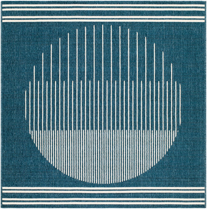 Alfresco ALF-9689 9ft Square Machine Woven Indoor/Outdoor Area Rug