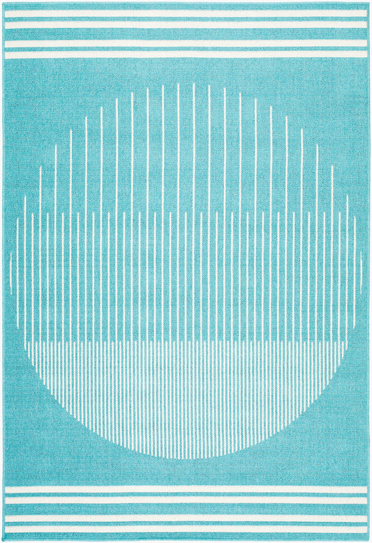 Alfresco ALF-9691 2' x 4' Machine Woven Indoor/Outdoor Accent Rug