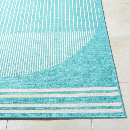 Alfresco ALF-9691 7ft Square Machine Woven Indoor/Outdoor Area Rug
