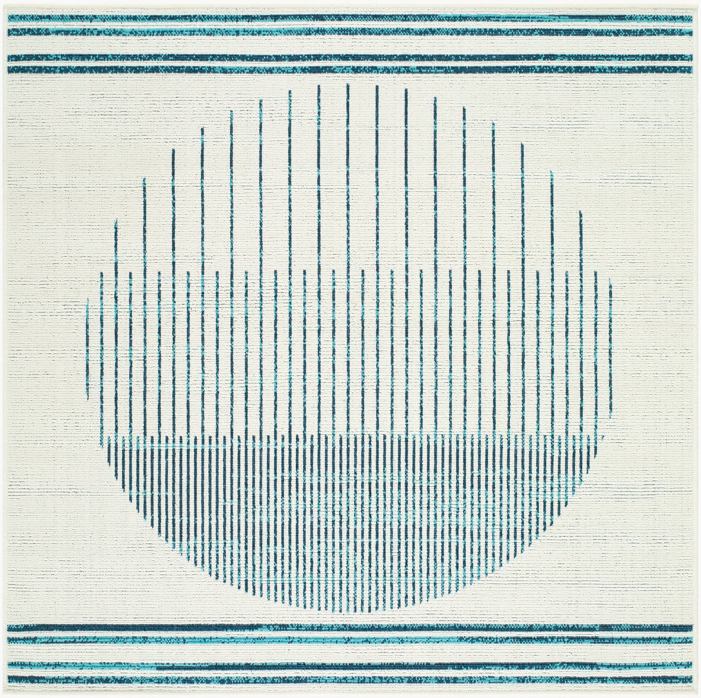 Alfresco ALF-9692 9ft Square Machine Woven Indoor/Outdoor Area Rug