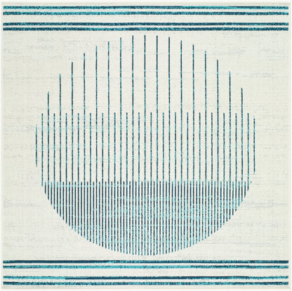 Alfresco ALF-9692 9ft Square Machine Woven Indoor/Outdoor Area Rug