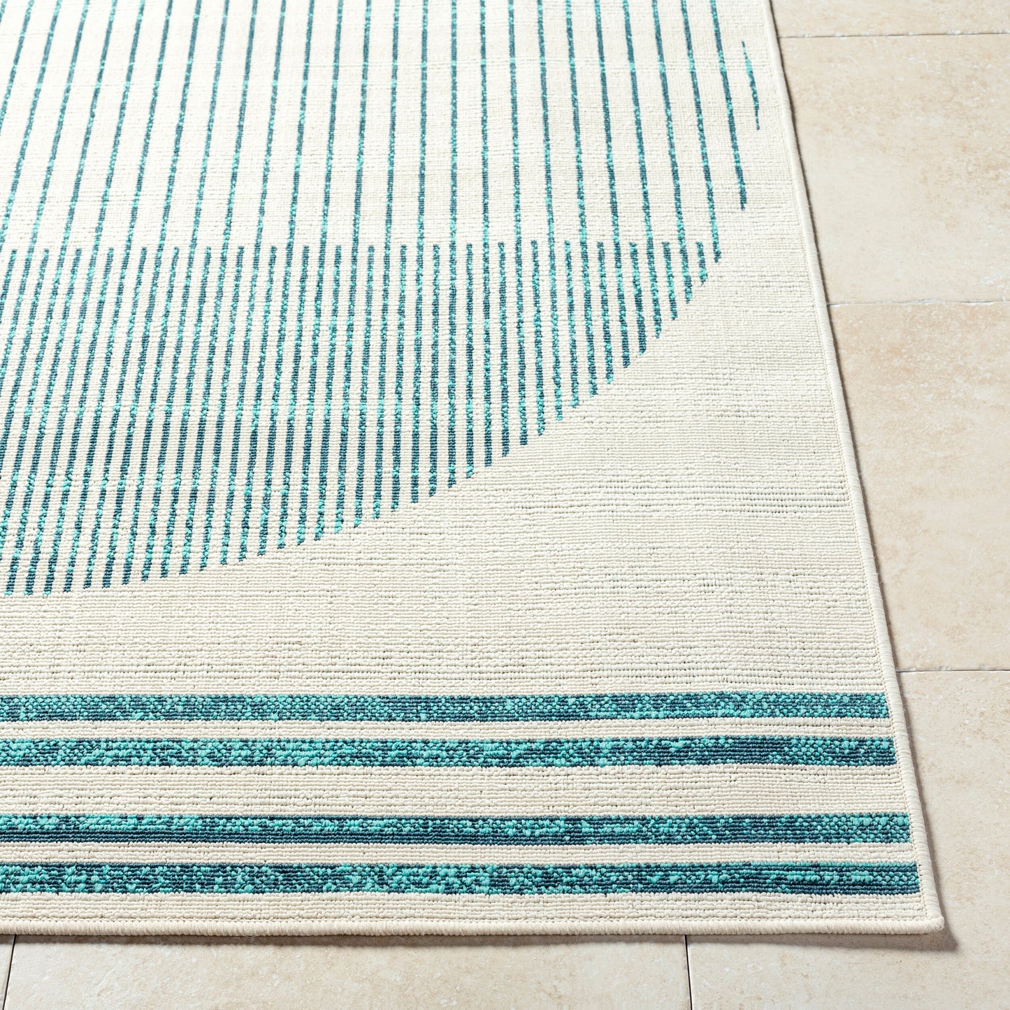 Alfresco ALF-9692 7ft Square Machine Woven Indoor/Outdoor Area Rug