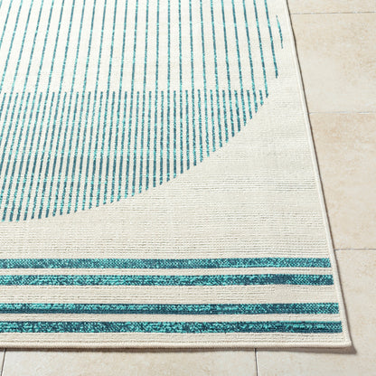 Alfresco ALF-9692 7ft Square Machine Woven Indoor/Outdoor Area Rug