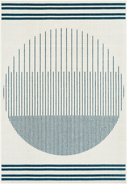 Alfresco ALF-9693 5' x 7' Machine Woven Indoor/Outdoor Area Rug