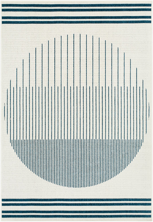 Alfresco ALF-9693 5' x 7' Machine Woven Indoor/Outdoor Area Rug