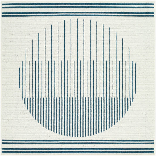 Alfresco ALF-9693 9ft Square Machine Woven Indoor/Outdoor Area Rug