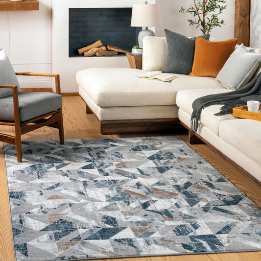 Alfombra tejida a máquina Allegro ALG-2302 de 9' x 12'