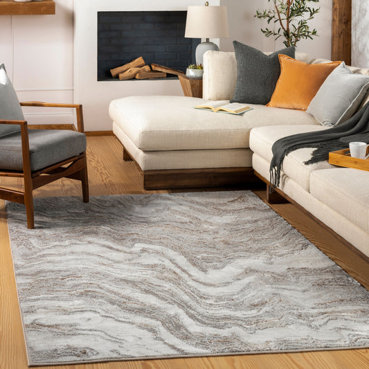 Alfombra tejida a máquina Allegro ALG-2303 de 1,52 m x 2,13 m