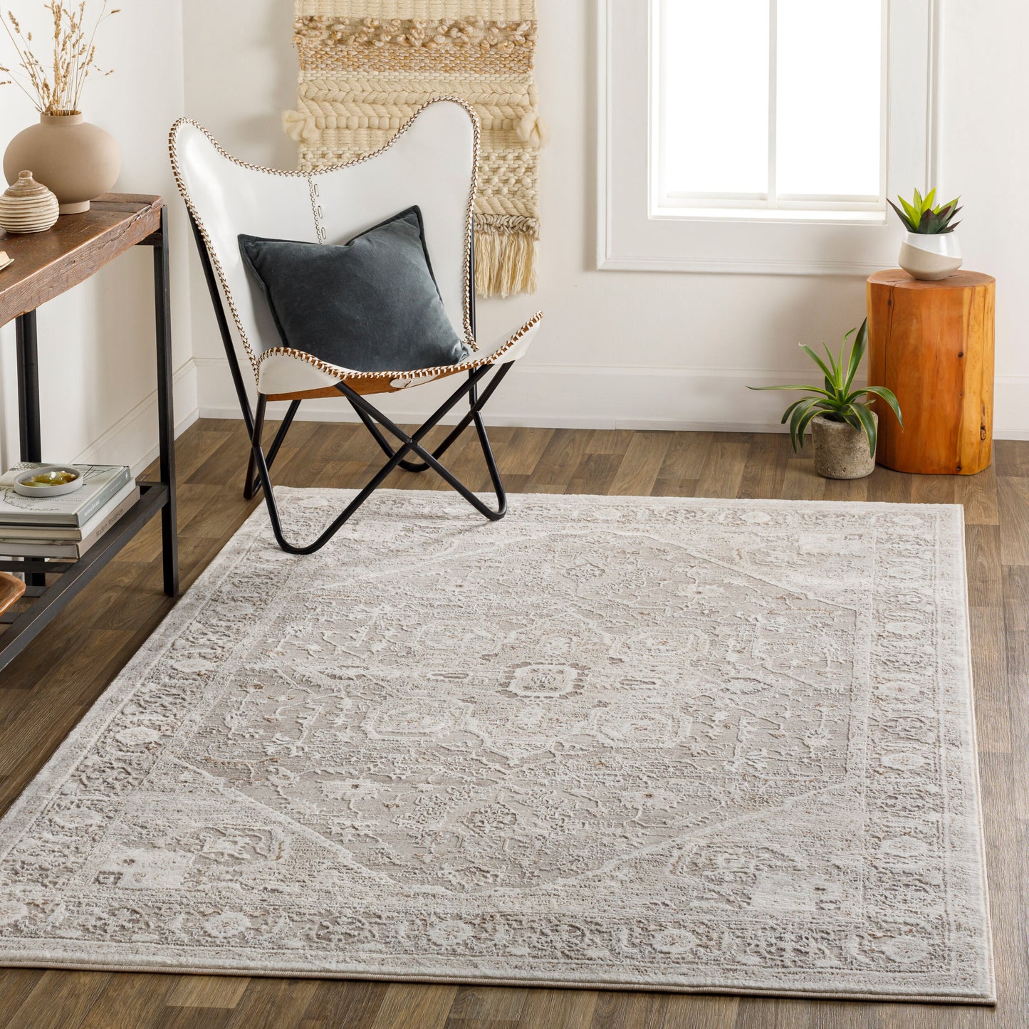 Alfombra tejida a máquina Allegro ALG-2324 de 1,52 m x 2,13 m
