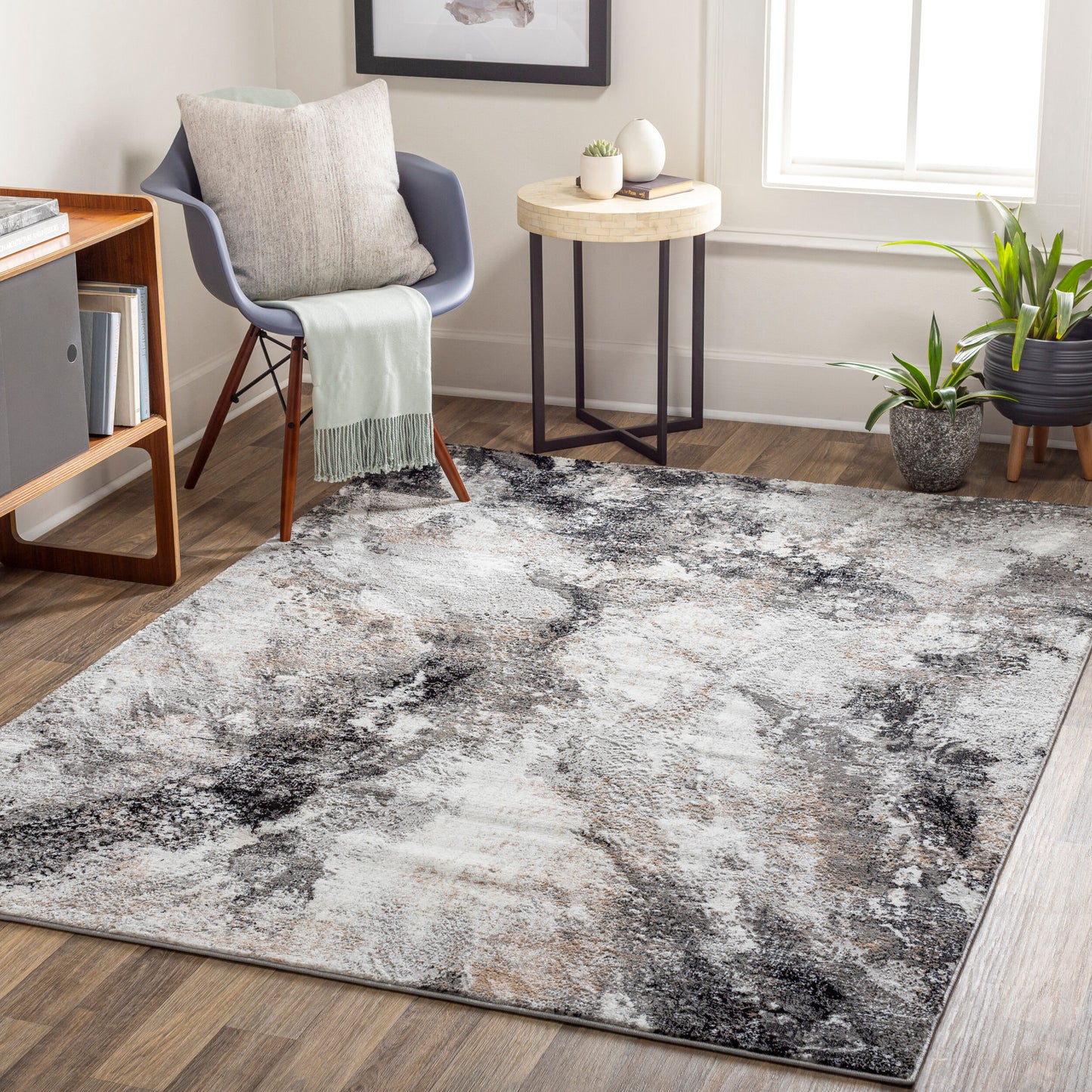 Alfombra tejida a máquina Allegro ALG-2337 de 6' x 9'