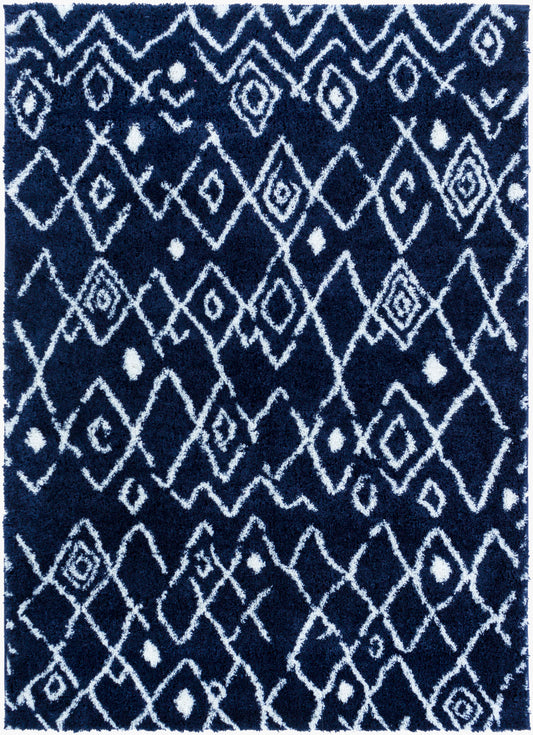 Alfombra tejida a máquina Aliyah Shag ALH-2317 de 1,52 m x 2,13 m