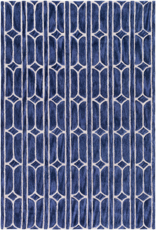 Alfombra hecha a mano Alexandra ALX-1002 de 1,52 m x 2,13 m