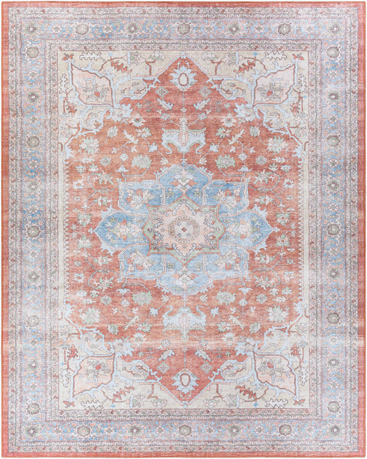 Alanya ALY-2300 8' x 10' Machine Woven Washable Area Rug