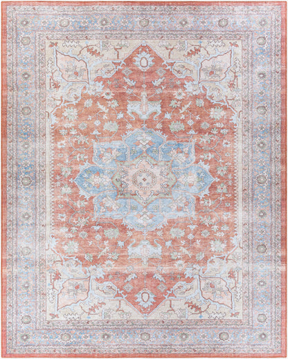 Alanya ALY-2300 8' x 10' Machine Woven Washable Area Rug