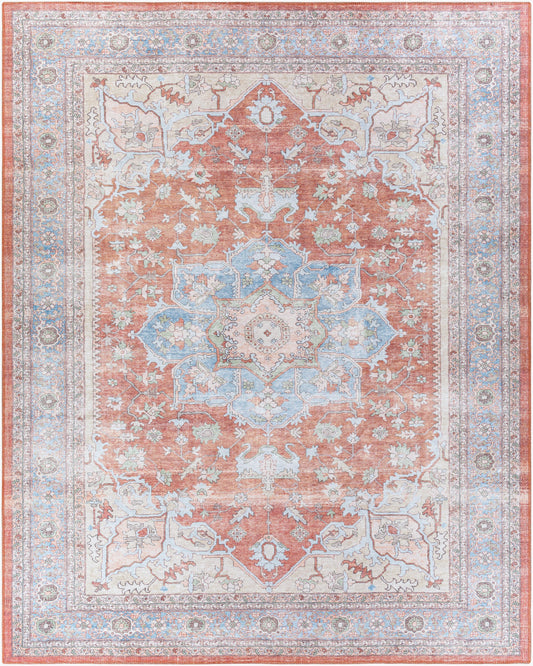 Alanya ALY-2300 8' x 10' Machine Woven Washable Area Rug
