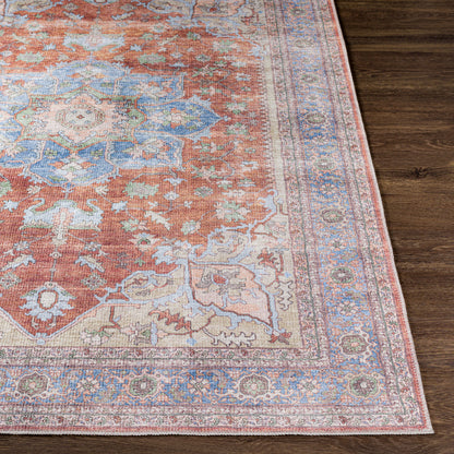 Alanya ALY-2300 7ft Runner Machine Woven Washable Runner Rug