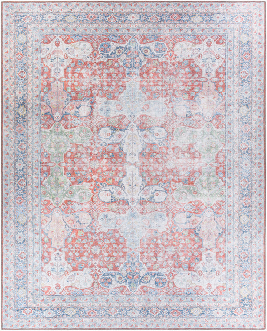 Alanya ALY-2301 8' x 10' Machine Woven Washable Area Rug