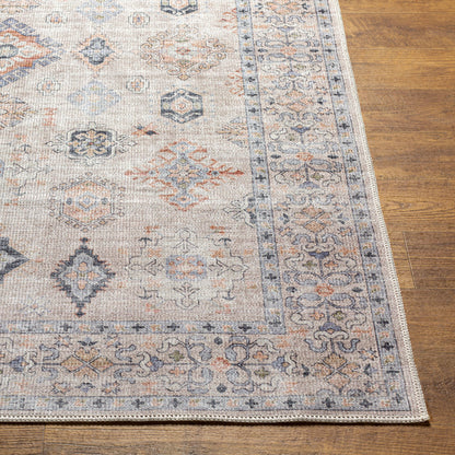 Alanya ALY-2302 8' x 10' Machine Woven Washable Area Rug