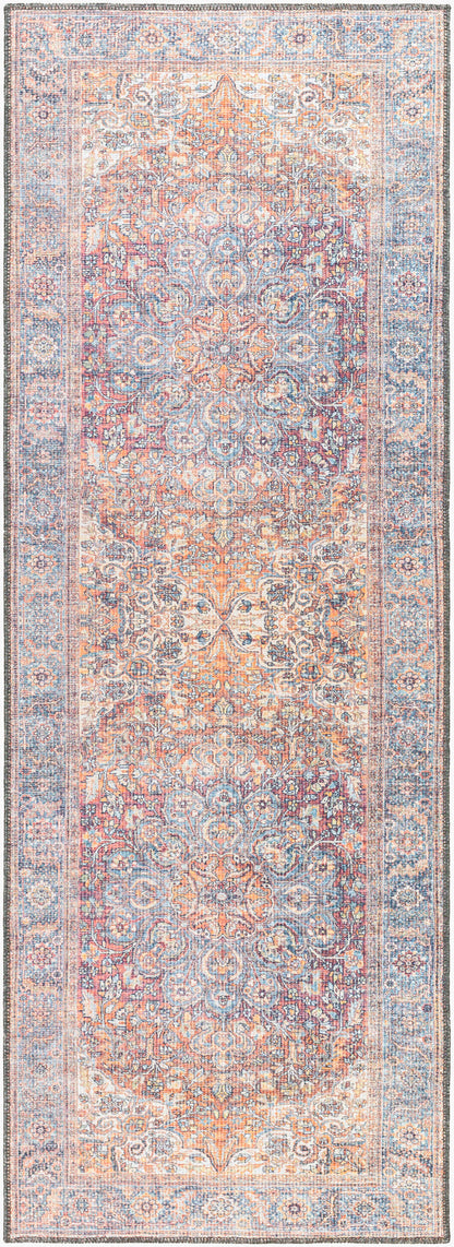 Alanya ALY-2304 7ft Runner Machine Woven Washable Runner Rug