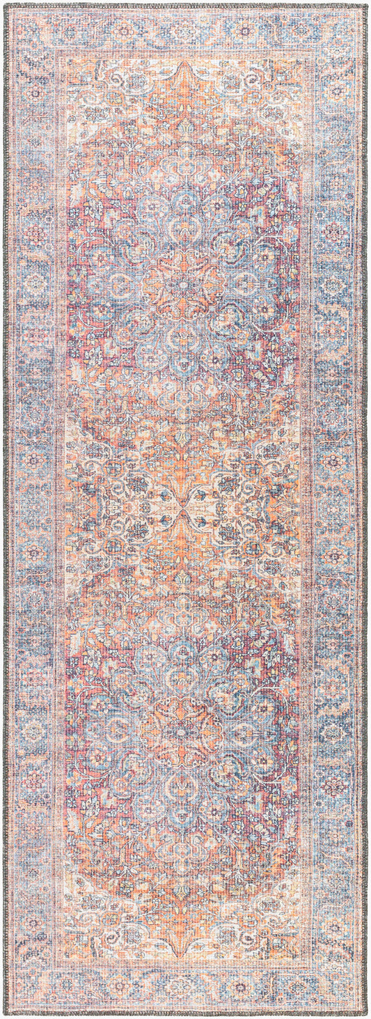 Alanya ALY-2304 7ft Runner Machine Woven Washable Runner Rug