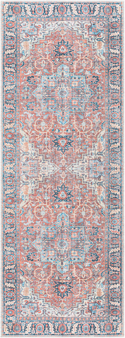 Alfombra de pasillo lavable a máquina Alanya ALY-2307 de 2,13 m
