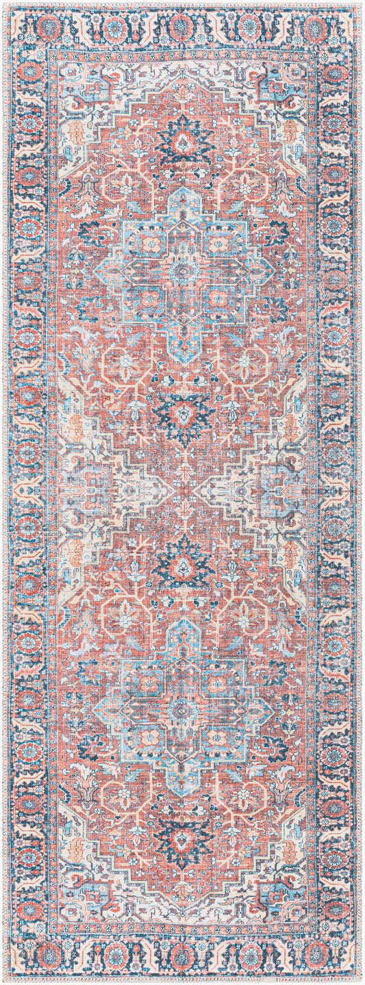 Alfombra de pasillo lavable a máquina Alanya ALY-2307 de 2,13 m