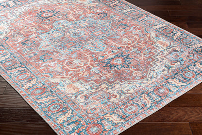 Alanya ALY-2307 5' x 7' Machine Woven Washable Area Rug