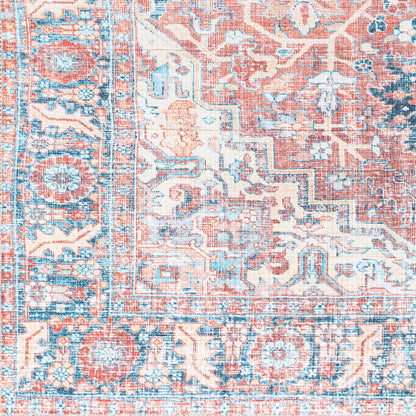 Alanya ALY-2307 5' x 7' Machine Woven Washable Area Rug