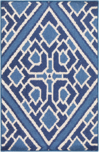 Alfombra decorativa de lana hecha a mano Alameda AMD-1005 de 2' x 3'