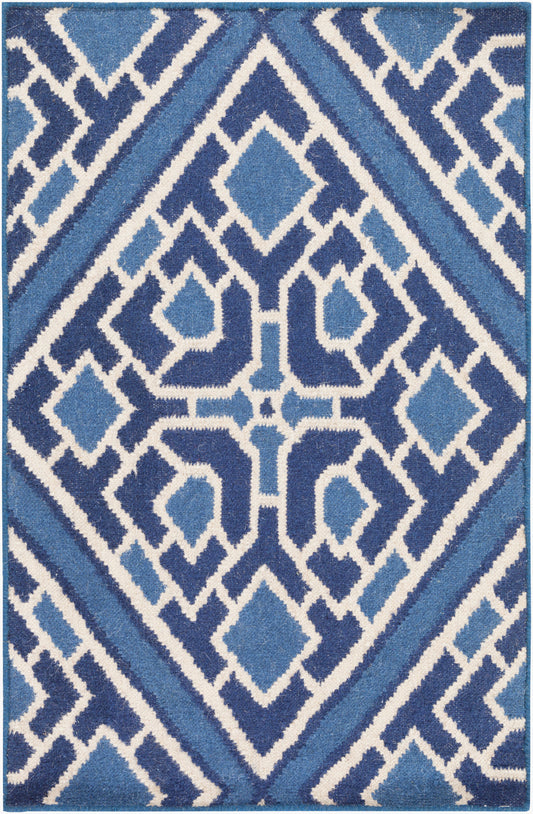 Alfombra decorativa de lana hecha a mano Alameda AMD-1005 de 2' x 3'